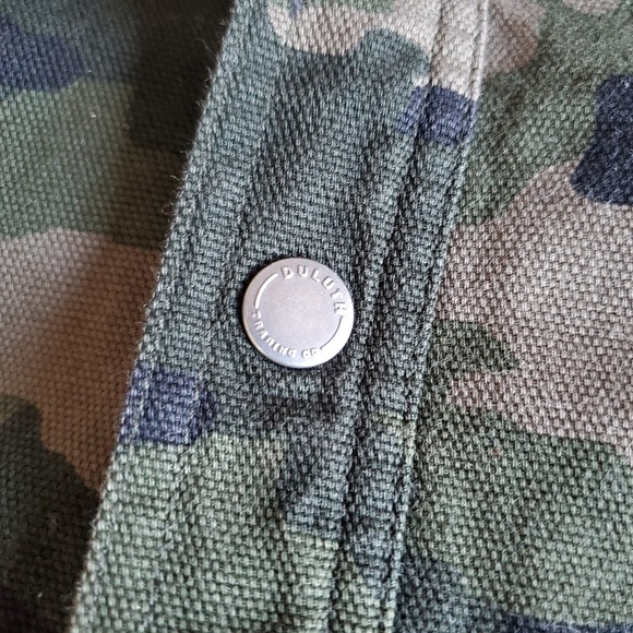 DULUTH TRADING CO Heavy Canvas Fire Hose Limber Jac  CAMOUFLAGE Jacket Coat  XL - Picture 5 of 10